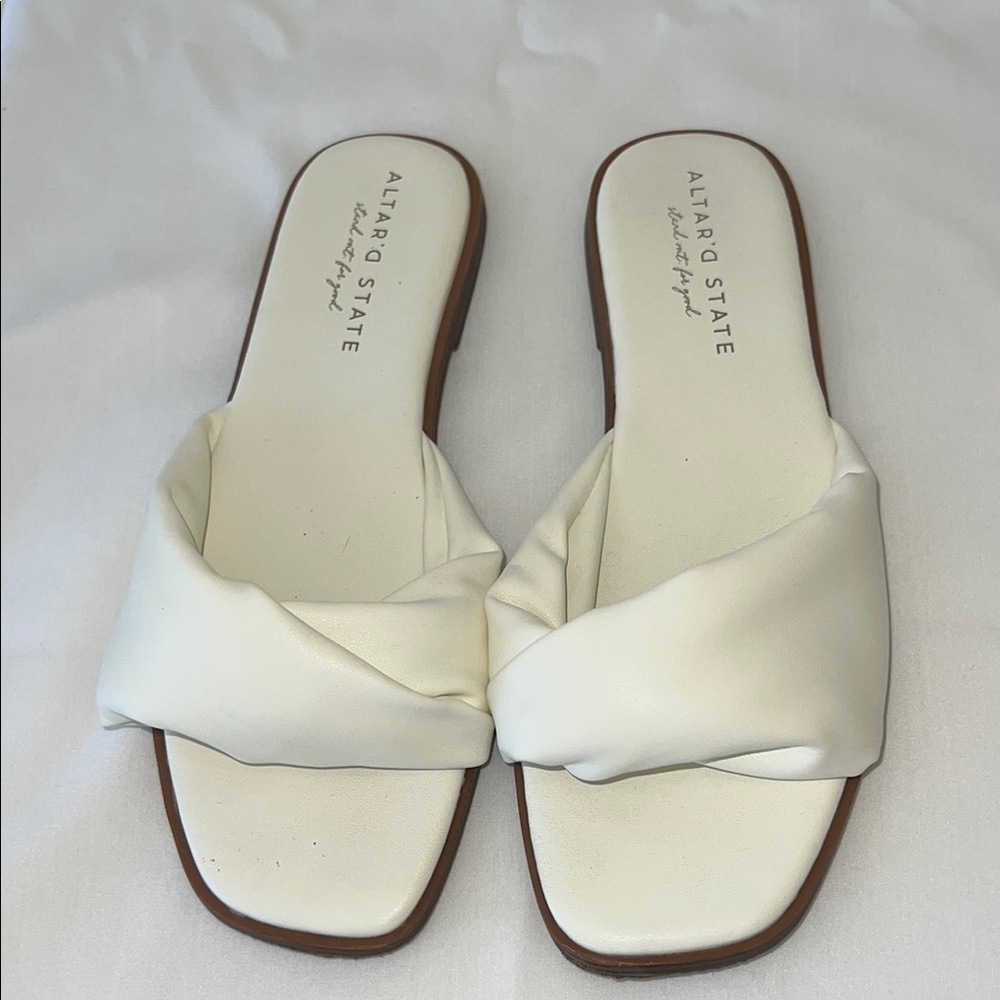 Altar'd State Women's White Sandals